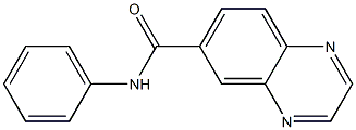 6-Quinoxalinecarboxamide,N-phenyl-(9CI) Structure