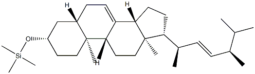 [[(3β)-5α-Ergosta-7,22-dien-3-yl]oxy]trimethylsilane|