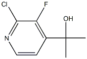 2-(2-chloro-3-fluoropyridin-4-yl)propan-2-ol 结构式