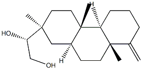 (R)-1-[(2S,4aβ,4bα,8aβ,10aα)-Tetradecahydro-2,4a,8a-trimethyl-8-methylenephenanthren-2-yl]-1,2-ethanediol Structure