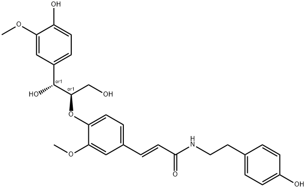 Cannabisin H Structure