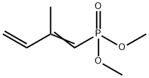 Phosphonic acid, (1,2-butadienyl-3-methyl), dimethyl ester Structure