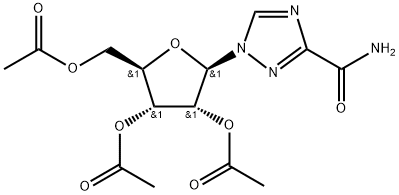 ribavirin 2',3',5'-triacetate Structure