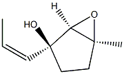 6-Oxabicyclo[3.1.0]hexan-2-ol,5-methyl-2-(1Z)-1-propenyl-,(1R,2S,5S)-rel-(9CI) Structure