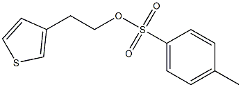 2-(thiophen-3-yl)ethyl 4-methylbenzenesulfonate Struktur