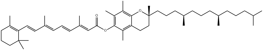 生育酚视黄酸酯 结构式