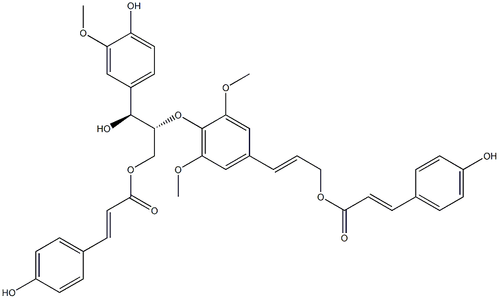 稀有木脂素 A 结构式