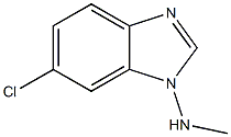 1H-Benzimidazol-1-amine,6-chloro-N-methyl-(9CI) Struktur