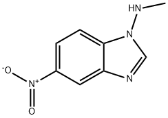 1H-Benzimidazol-1-amine,N-methyl-5-nitro-(9CI) 结构式