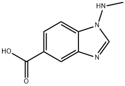 1H-Benzimidazole-5-carboxylicacid,1-(methylamino)-(9CI) 结构式