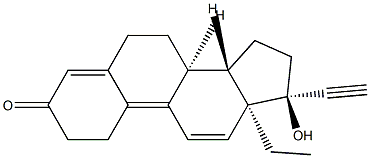 雌甾酮甲基甲基孕烯酮 结构式