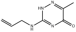 1,2,4-Triazin-5(2H)-one,6-methyl-3-(2-propenylamino)-(9CI) 结构式