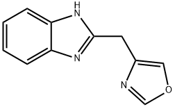 1H-Benzimidazole,2-(4-oxazolylmethyl)-(9CI) Struktur