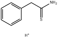 Benzeneethanethioamide,  conjugate  monoacid  (9CI) 结构式