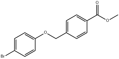 methyl 4-(4-bromophenoxymethyl)benzoate Structure