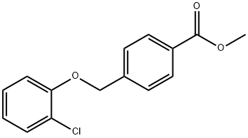 methyl 4-(2-chlorophenoxymethyl)benzoate Structure