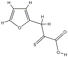 3-(2-furyl)-2-sulfanylidene-propanoic acid Struktur