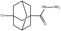 Tricyclo[3.3.1.13,7]decane-1-carboxylic acid, 3-chloro-, hydrazide (9CI) Structure