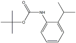 tert-butyl 2-isopropylphenylcarbamate Structure