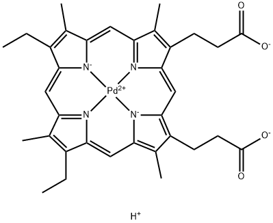 PD(II)メソポルフィリンIX 化学構造式