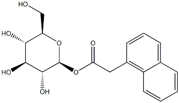 glucose-1-(1-naphthalene)acetate Struktur