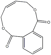 2,7-Benzodioxecin-1,8-dione,3,6-dihydro-(9CI) Structure