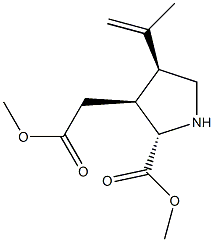 Kainicaciddimethylester Struktur