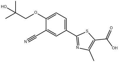 非布索坦代谢物67M-2, 407582-47-2, 结构式
