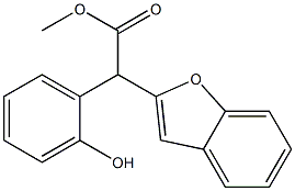 α-(2-Hydroxyphenyl)-2-benzofuranacetic acid methyl ester Structure