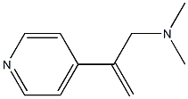 4-Pyridineethanamine,N,N-dimethyl-beta-methylene-(9CI) Struktur