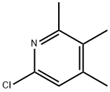 6-クロロ-2,3,4-トリメチルピリジン 化学構造式