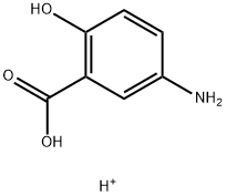 Benzoic  acid,  5-amino-2-hydroxy-,  conjugate  monoacid  (9CI) 结构式
