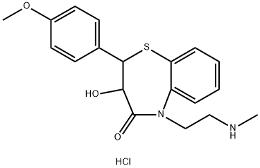 deacetyl-N-monodemethyldiltiazem Struktur