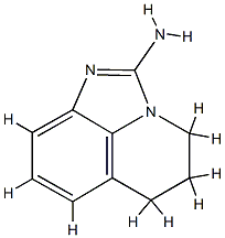 4H-Imidazo[4,5,1-ij]quinolin-2-amine,5,6-dihydro-(9CI) Structure