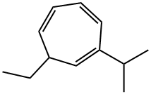 1,3,5-Cycloheptatriene,7-ethyl-2-(1-methylethyl)-(9CI) Struktur