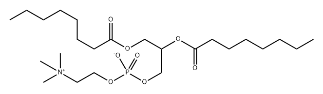 1,2-octanoylphosphatidylcholine Structure