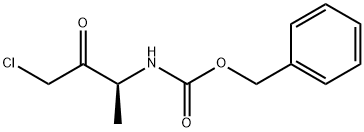 benzyloxycarbonylalanine chloromethyl ketone Struktur