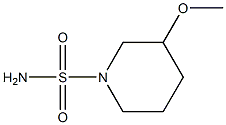 1-Piperidinesulfonamide,3-methoxy-(7CI,8CI) Struktur