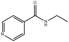 N-乙基-4-吡啶甲酰胺 结构式