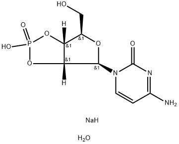 环胞苷酸 钠盐 二水合物 结构式