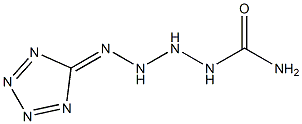 4-Carbamoyl-1-(5-tetrazyl)-1-tetrazene 化学構造式