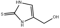 2H-Imidazole-2-thione,1,3-dihydro-4-(hydroxymethyl)-(9CI) Structure