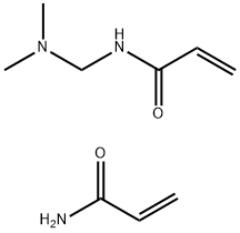 N-[(二甲基氨基)甲基]-2-丙烯酰胺与2-丙烯酰胺的聚合物, 41222-47-3, 结构式