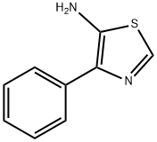 4-苯基-1,3-噻唑-5-胺, 412311-69-4, 结构式