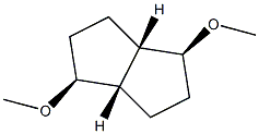 Pentalene, octahydro-1,4-dimethoxy-, (1R,3aR,4R,6aR)-rel- (9CI) Struktur