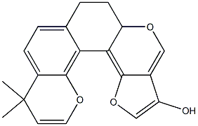 6A,11A-去氢块葛黄酮 结构式