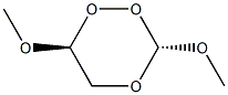 1,2,4-Trioxane,3,6-dimethoxy-,(3R,6S)-rel-(9CI) 结构式