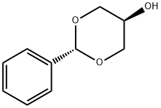 2α-Phenyl-1,3-dioxan-5β-ol Struktur