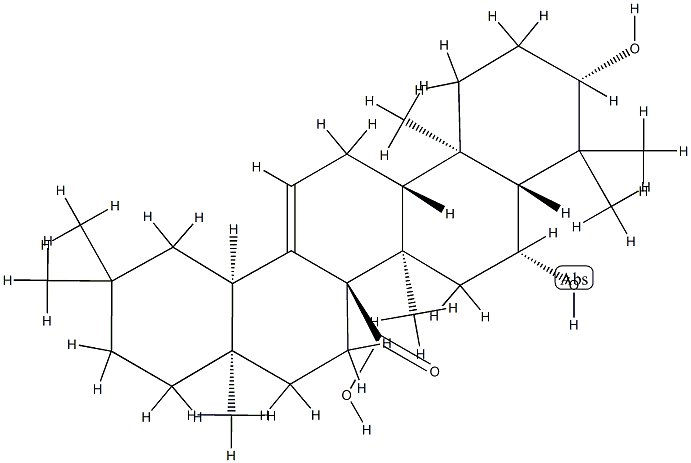 41411-00-1 3β,6β-Dihydroxyolean-12-en-27-oic acid