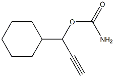 α-Ethynylcyclohexanemethanol carbamate 结构式